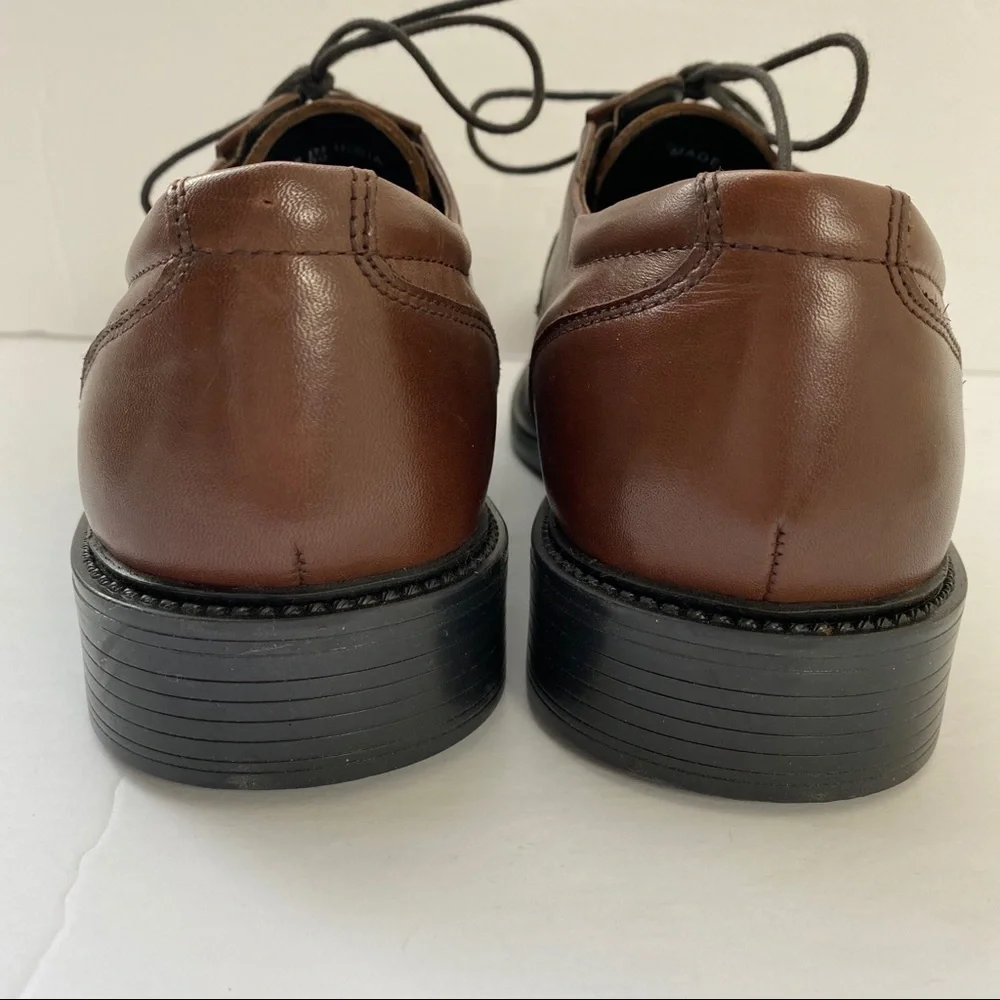Bostonian No16 Brown Leather Loafer Lace-up 7M Mens